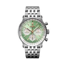 Breitling Navitimer B01 Chronograph 41 Green Dial Stainless Steel AB0139211L1A1