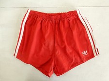 ADIDAS VINTAGE SHORTS GLOSS SPRINTER COTTON SHINY PANTS RETRO