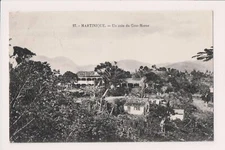 V-003 Martinique Un Coin du Gros-Morne Vintage Carribean Postcard 1927