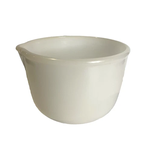 Sunbeam Mixmaster Vintage Replacement Bowl White Milk Glass Small 17cm Glasbake