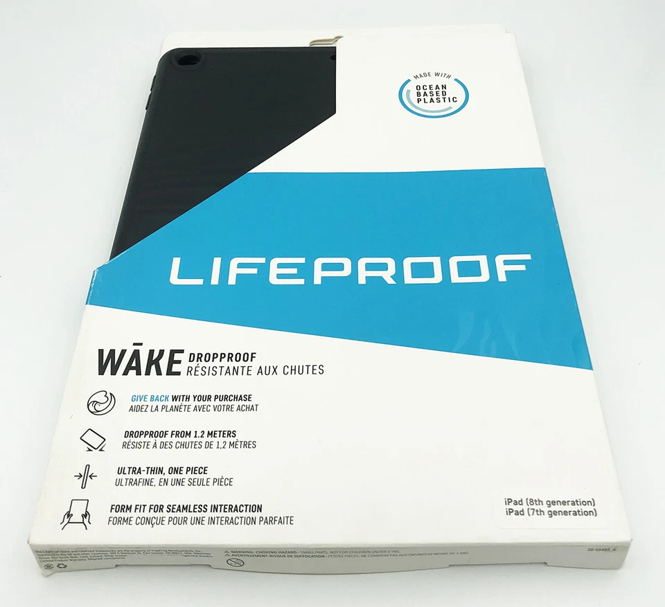 LifeProof WĀKE Series Drop-Proof Case for Apple® iPad® 7th/8th/9th Gen. Black - Image 4 of 4