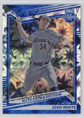 2022 Panini Elite Extra Edition Blue 2/20 Josh White #142 z1r