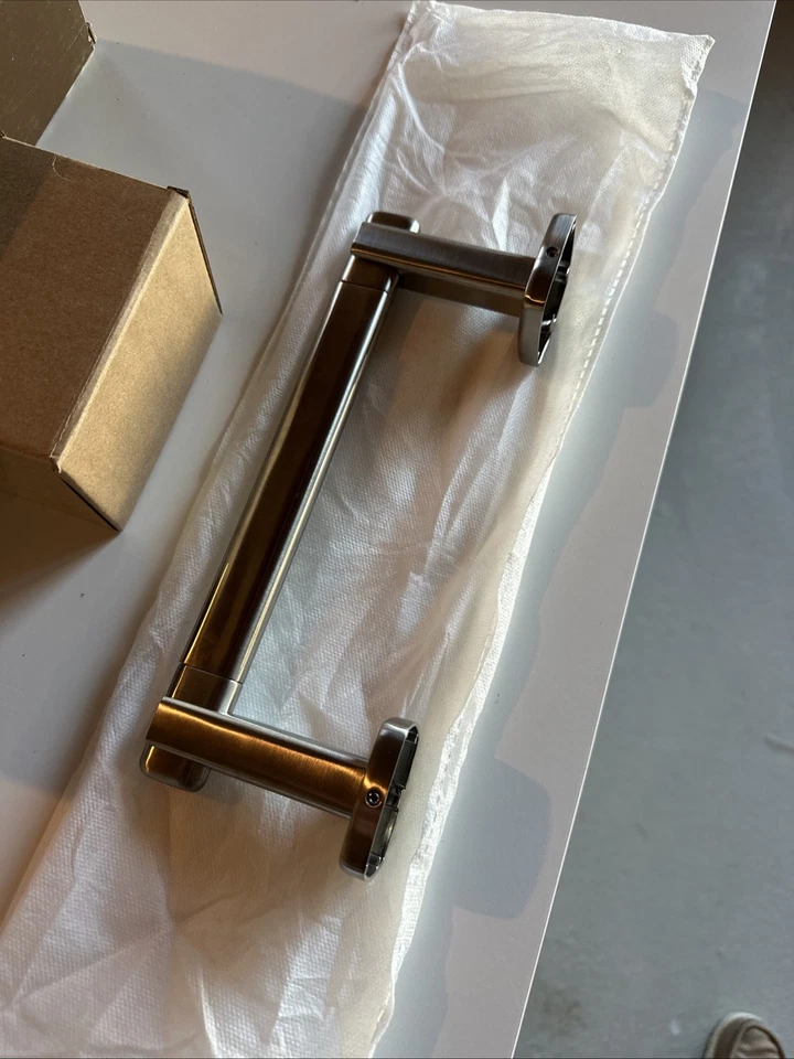 Barra de toalha BRIZO 694767-NK 8"" NOVA luxo níquel escovado - Imagem 3 de 4