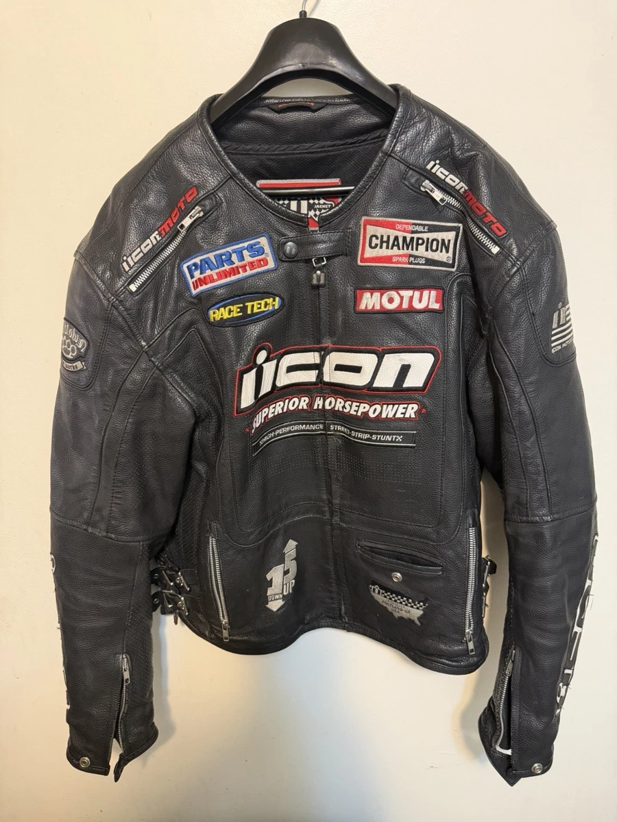 Icon Leather Motorcycle Jackets for sale | eBay