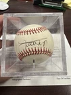 willie mays signed baseball coa