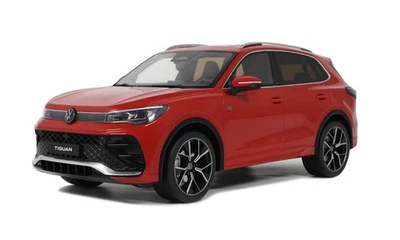 + VOLKSWAGEN VW Tiguan R Modellauto 2024 OTTO rotmetallic 1:18 OT489 def. Verp. - Bild 1 von 4