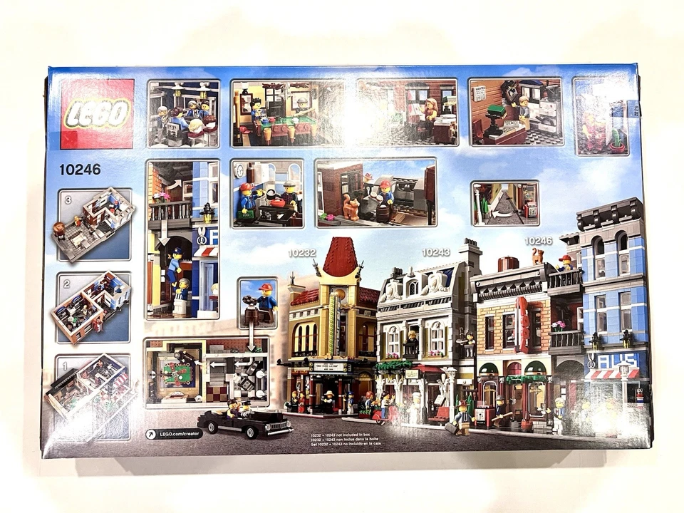 LEGO CREATOR: Oficina de Detectives (10246) Nuevo NISB Edificio Modular Raro Foto 4 de 4