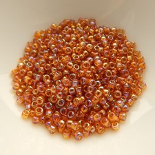 8/o TOHO 25 grams Transparent-Rainbow Topaz Seed Beads No. 162c
