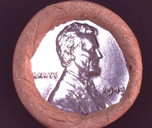 1943 P Steel Penny WWII Wartime Cent Brilliant Uncirculated EXCELLENT Condition