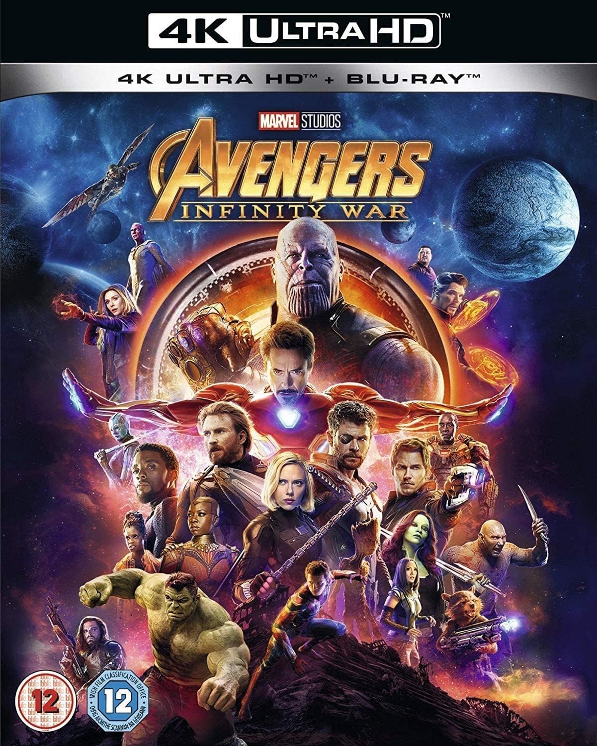 Avengers: Infinity War Robert Downey Jr., Russo (DIR) 4K Ultra HD Blu-ray