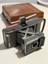 Polaroid Land Camera Model J66 Vintage With Leather Case
