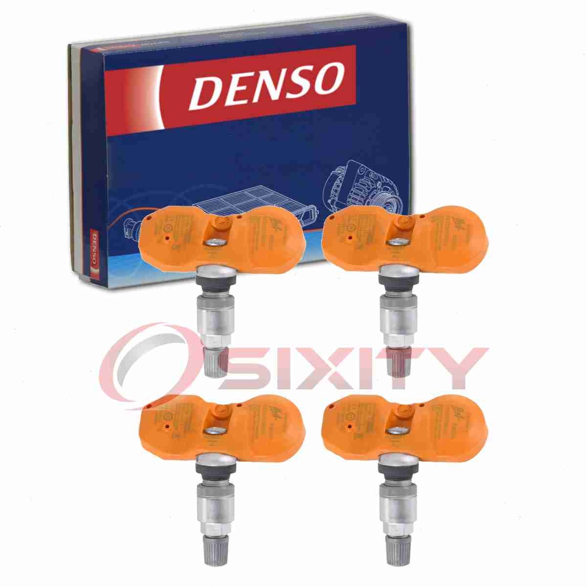 4 pc Denso Tire Pressure Monitoring System Sensors for 2004-2009 Maserati ym