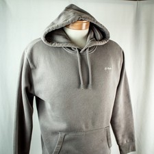 Chaqueta sudadera con capucha HOLLISTER gris topo liso para hombre talla S