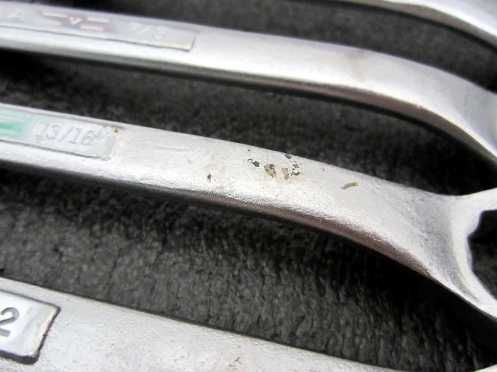 Vintage Craftsman 8pc SAE Box End Offset Wrench Set 3/8" to 1-1/4" USA