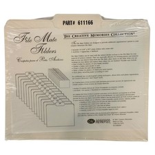Creative Memories File Mate Folders 2001 Part 611166 Scrapbook Organization
