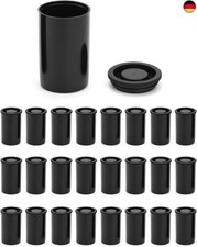 QWORK 25 St&uuml;ck Filmdosen mit Deckel, Kunststoff-Kamera-Rollenbeh&auml;lter, f&uuml;r wi