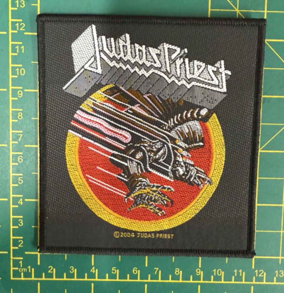 Judas Priest Screaming For  Vengeance Woven Sew On Patch Official Item