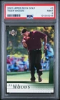 2001 UPPER DECK GOLF #1 TIGER WOODS ROOKIE RC PSA 9