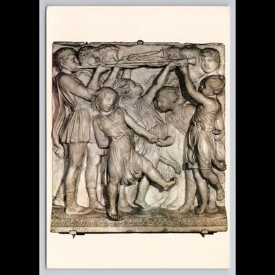 Vintage Postcard Florence Museo di S. Maria del Fiore Unposted Art Detail Scenic