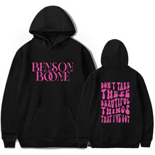 Benson Boone Merch Hoodies Beautiful Thing Lyrics Hoodie