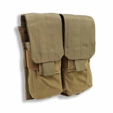 Us Military Usmc Eagle Industries Double Mag Pouch Mp2-m42-ms-kh Khaki Vgc