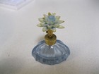 Two Vintage Pump Spray Perfume Bottles with Flower Top — photo 4