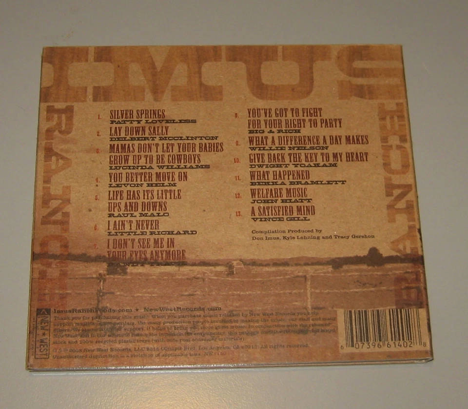 The Imus Ranch Record CD Levon Helm Willie Nelson John Hiatt Vince Gill Country - Image 2 of 4