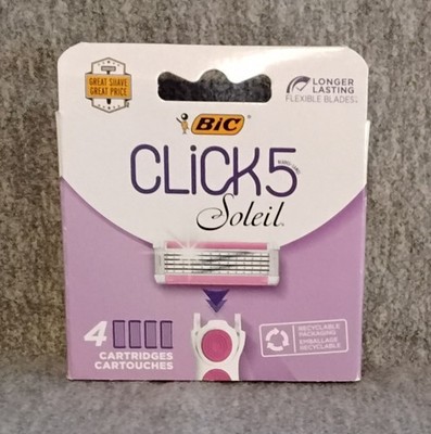 BIC Soleil CLICK5-4 Cartridges Pack (4 Cartridges Total) Click 5 Cartridges