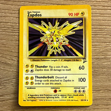 Wizards of the Coast Pokemon TCG Base Set 2 Zapdos 20/130 Rare Unlimited HOLO on eBay