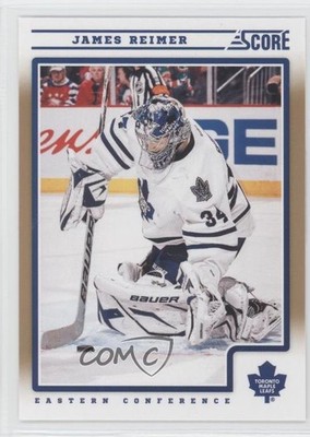 2012-13 Score Gold Rush James Reimer #439 0j6
