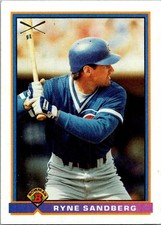 Ryne Sandberg - 1991 Bowman - # 377 - Cubs