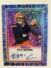 KYLE MCCORD 2025 Leaf Vivid Football Blue Shimmer AUTO #/6