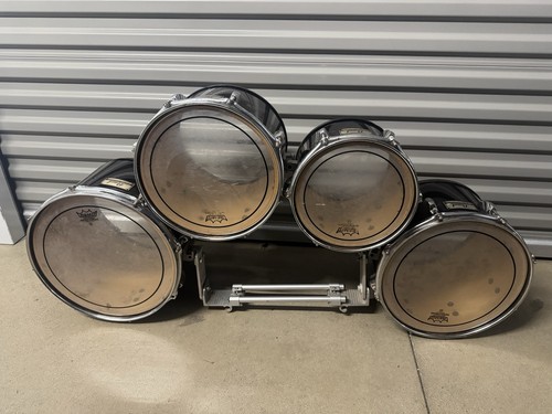 Pearl Championship Marching Tenors/Quints/Quads w/ Brand New Mapex Stand