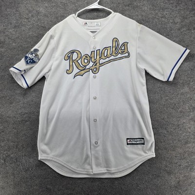 Kansas City Royals Jersey Mens M White MLB Baseball Perez 13