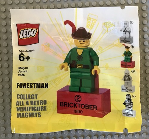 LEGO: BRICKTOBER Retro Magnets (2856223, 2856224, 2856225 , 2856226) Vintage - Picture 5 of 10