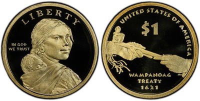 2011-S  DCAM GEM Proof Sacagawea Native American $1 Coin   Beautiful 