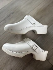 Verka Made In Sweden White Clogs Size Women’s 39