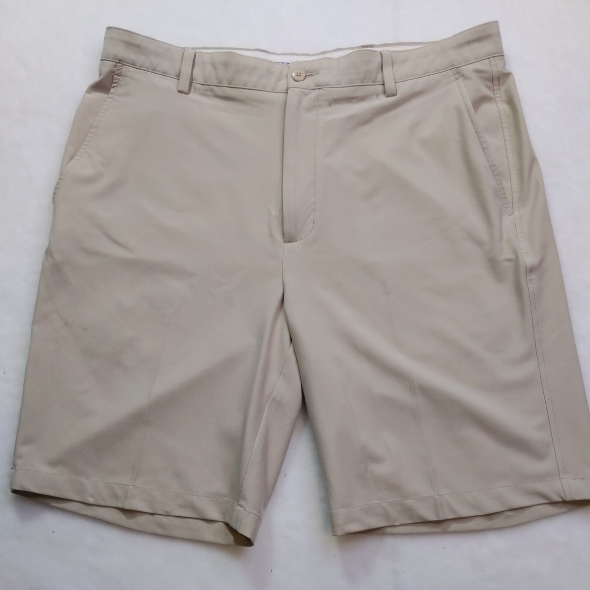 Footjoy Flat Front Stretch Khaki Golf Shorts Men's Size 36 Style