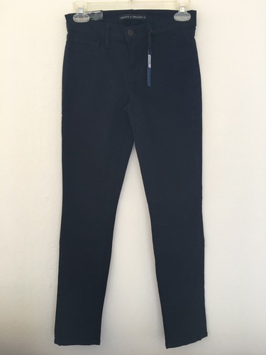 $450 J BRAND Trilogy Women's NWT Sz 24 Blue Skinny Cotton Stretch Cropped Pants - Picture 6 of 12