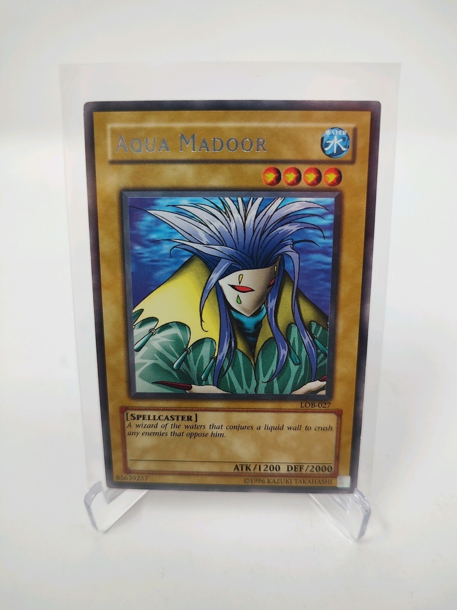 YuGiOh Aqua Madoor LOB-027 Legend of Blue-Eyes White Dragon BUF | eBay