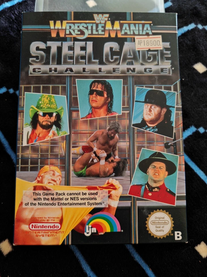 WWF WrestleMania Steel Cage Challenge NES BRAND NEW ITOTCHU GREEK PAL B VGA WATA - Image 2 of 4