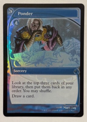 Ponder Foil Promo - Future Sight - Secret Lair MTG Magic the Gathering