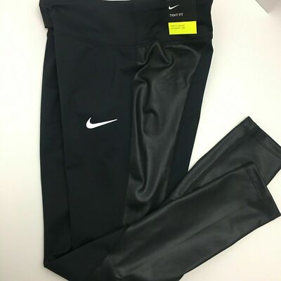 NEW Nike Women's Tights Power Full Length Zip Pocket Tight Fit