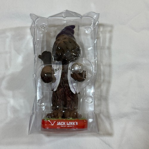 NIB MLB Colorado ROCKIES Sasquatch Bobblehead 2014 Jack Links Gnome Collectible - Picture 7 of 10