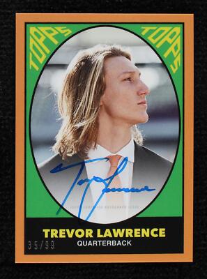 2021 Topps X Trevor Lawrence Trevor Lawrence #10-A for sale | eBay