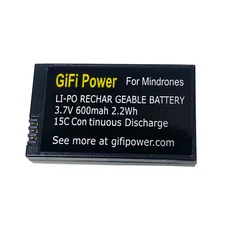 MaximalPower Battery For PARROT MINIDRONE Jumping Sumo Rolling Spider 600mAh 15C