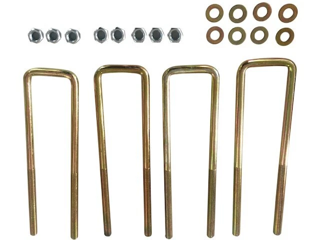 For 1988-1998 Chevrolet C1500 Leaf Spring Axle U-Bolt Kit Rear 69664XC 1995 1992 - Image 3 of 3