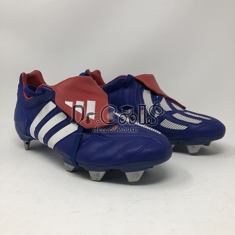 US 8.5 adidas Predator Mania SG Japan Blue with cracked