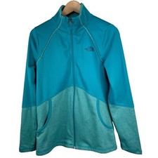North Face Cinder 100 Full Zip Track Jacket Size Medium Flamenco Blue Activewear