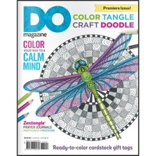 DO MAGAZINE FALL 2015-Color Tangle Craft Doodle-Zentangle-Adult Coloring Book